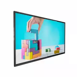 Дисплей Philips 86BDL3052E/00 86 inch, VA Panel, AntiGlare, 16:9, 3840 x 2160, 60Hz, 350 cd/m2, 4000:1, Android 8.0 OS, 0-gap Infrared touch, 20 points touch, CPU 2x A53 + 2x A73, 3GB RAM, 16GB Storage, VGA, 3x HDMI, DVI-D, USB-C, 4x USB 2.0, LAN, IR, RS232C, OPS, Micro SD, 18/7, Speakers, Black