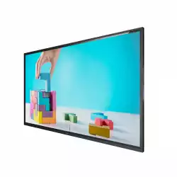 Дисплей Philips 86BDL3052E/00 86 inch, VA Panel, AntiGlare, 16:9, 3840 x 2160, 60Hz, 350 cd/m2, 4000:1, Android 8.0 OS, 0-gap Infrared touch, 20 points touch, CPU 2x A53 + 2x A73, 3GB RAM, 16GB Storage, VGA, 3x HDMI, DVI-D, USB-C, 4x USB 2.0, LAN, IR, RS232C, OPS, Micro SD, 18/7, Speakers, Black