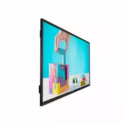 Дисплей Philips 86BDL3052E/00 86 inch, VA Panel, AntiGlare, 16:9, 3840 x 2160, 60Hz, 350 cd/m2, 4000:1, Android 8.0 OS, 0-gap Infrared touch, 20 points touch, CPU 2x A53 + 2x A73, 3GB RAM, 16GB Storage, VGA, 3x HDMI, DVI-D, USB-C, 4x USB 2.0, LAN, IR, RS232C, OPS, Micro SD, 18/7, Speakers, Black