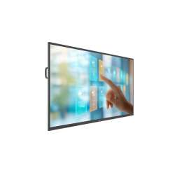 Дисплей Philips 86BDL4252E/00, 86 inch, IPS panel, AG, 0-gap Infrared touch, UHD 3840x2160, 400cd/m2, 1200:1, 8ms, Octa Core 4x A73 + 4x A53, 8GB, 128GB, Android 14, VGA, 3x HDMI, DP, USB-C, 4x USB, LAN, RS232C, HDMI out, OPS, Speakers, 18/7, VESA, Black