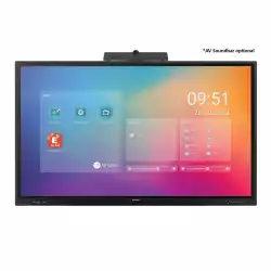 Дисплей SHARP 60005890 PN-LC652, 65", IPS Panel, AG, Infrared touch technology, 16:9, 4K UHD 3840x2160, 450cd/m2, 1200:1, 8ms, Android 11, Arm Cortex-A55 QC, 4GB, 16GB, VGA, DisplayPort, 3x HDMI, USB-C, RS232, LAN, 4x USB 3.0, HDMI Out, SPDIF, OPS slot, WLAN, BT, 16/7, VESA, Black