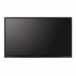Дисплей SHARP 60005892 PN-LC752 75", IPS panel, AG, Infrared touch technology, 4K UHD 3840x2160, 16:9, 450cd/m2, 1200:1, 8ms, Android 11, Arm Cortex-A55 QC, 4GB, 16GB, VGA, DisplayPort, 3x HDMI, USB-C, RS232, LAN, 4x USB 3.0, HDMI Out, SPDIF, OPS slot, WLAN, BT, 16/7, VESA, Black