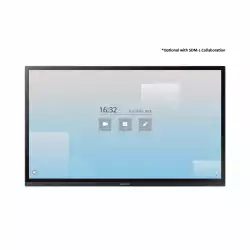 Дисплей SHARP 60005933 PN-LA752, 75", IPS Panel, AG, InGlass M5 touch technology, 4K UHD 3840x2160, 500cd/m2, 1200:1,8ms, 24/7, Face Up, Portrait, 2x HDMI. DP, USB-C, LAN, 2x USB, HDMI Out, DP Out, PiP/PbP, SDM Slot, CM Slot, VESA, Black
