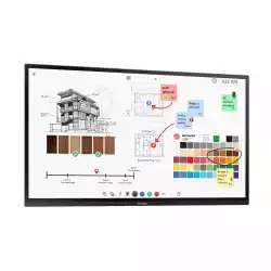 Дисплей SHARP 60005935 PN-LA862, 86", IPS Panel, AG, InGlass M5 touch technology, 4K UHD 3840x2160, 500cd/m2, 1200:1,8ms, 24/7, Face Up, Portrait, 2x HDMI. DP, USB-C, LAN, 2x USB, HDMI Out, DP Out, PiP/PbP, SDM Slot, CM Slot, VESA, Black