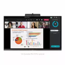 Дисплей SHARP PN-L652B 65", VA Panel, AntiGlare, 16:9, 3840x2160, 400cd/m2, 4000:1, 6.5ms, Precision multi- touch up to 20 touches, Android 9.0 OS, Arm Cortex-A73, 4GB, 32GB, BT 5.0, WLAN, OPS Slot, VGA, USB-C, 3x HDMI, LAN, 5x USB, RS232, 16/7, Speakers, VESA, Black, PNL652B