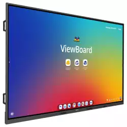 Дисплей ViewSonic IFP110, 110" TFT DLED panel, AG, 16:9, UHD 3840x2160, 400cd/m2, 1200:1, 8ms, Ultra Fine Touch, Android 13, Octa-Core CPU, 8GB, 128GB, VGA, 3x HDMI, DP, RS232, LAN, 3x USB-C, 5x USB, HDMI Out, SPDIF, Speakers, OPS and WiFi slots, 8 -array Microphone, VESA 1000x800, Black