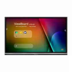 Дисплей ViewSonic IFP5550-5, 55", IPS LED Panel, Ultra Fine Touch Technology, AntiGlare, 7H, 16:9, UHD 3840x2160, 350 cd/m2, 1200:1, 5000:1, 8ms, ARM Cortex-A73*4 + Cortex-A53*4, 4GB, 32GB storage, 3x HDMI, RS232, LAN, 6x USB, USB-C, SPDIF, HDMI Out, Android 11, OPS, WiFi Slot, Speakers, Black