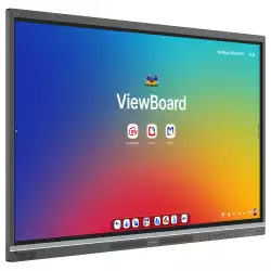 Дисплей ViewSonic IFP5551, 55", TFT LCD panel, EDLA-Certified, 50-pts Infrared touch, UHD 3840x2160, AG+AF, 500cd/m2, 1200:1, 6.5ms, Octa-Core CPU, 16GB, 128GB storage, VGA, 4x HDMI, DP, 2x LAN, RS232, HDMI out, 3x USB-C, 5x USB, SPDIF, OPS slot, Mic, NFC, Android 14, Speakers, VESA, Black
