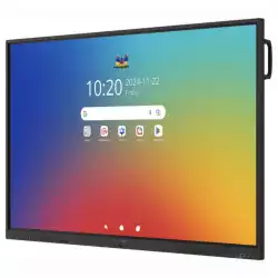 Дисплей ViewSonic IFP6535-1-1C, 65 inch, TFT panel, Google EDLA, Ultra Fine touch, 9H, AG, UHD 3840x2160, 450cd/m2, 5000:1, 6.5ms, Octa-Core, 8GB, 128GB, Android 16, VGA, 3x HDMI, DP, RS232, LAN, USB-C, USB, HDMI out, Speakers, OPS slot, VESA, Black