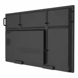 Дисплей ViewSonic IFP6550-5F, 65", IPS Panel, Ultra Fine touch technology, AG, 7H, 4K UHD 3840x2160, 400 cd/m2, 1200:1, 5000:1, ARM Cortex-A73*4 + A53*4, 8GB, 64GB, 3x HDMI, 6x USB, USB-C, RS232, LAN, HDMI Out, SPDIF, OPS, WiFi Slot, Android 11, Speakers, Top Camera Plate, Black