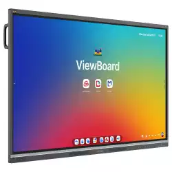 Дисплей ViewSonic IFP6551, 65", TFT LCD panel, EDLA-Certified, 50-pts Infrared touch, UHD 3840x2160, AG+AF, 500cd/m2, 1200:1, 6.5ms, Octa-Core CPU, 16GB, 128GB storage, VGA, 4x HDMI, DP, 2x LAN, RS232, HDMI out, 3x USB-C, 5x USB, SPDIF, OPS slot, Mic, NFC, Android 14, Speakers, VESA, Black