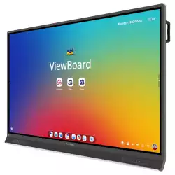 Дисплей ViewSonic IFP6553, 65", TFT LED Panel, Ultra Fine touch technology, 16:9, AG, UHD 3840x2160, 450cd/m2, 5000:1, 6.5ms, Octa-Core CPU, 8GB + 8GB, 128GB, NFC and SSO sign-in, Android 14 OS, VGA, 4x HDMI, DP, RS232, 4x USB-C, 5x USB, LAN, HDMI Out, Speakers, Android 14, OPS slot, Black