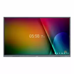 Дисплей ViewSonic IFP7533-G, 75" IPS LED panel, AG, Ultra Fine Touch, 16:9, 4K UHD 3840x2160, 8ms, 450cd/m2, 5000:1, Quad- core ARM Cortex, 8GB, 128GB storage, VGA, 3x HDMI, RS232, LAN, USB-C, 5x USB-A, HDMI Out, SPDIF, Android 13, Speakers, OPS slot, myViewBoard, VESA, Grey/Black