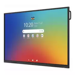 Дисплей ViewSonic IFP7535-1-1C, 75 inch, TFT panel, Google EDLA, Ultra Fine touch, 9H, AG, UHD 3840x2160, 450cd/m2, 5000:1, 6.5ms, Octa-Core, 8GB, 128GB, Android 16, VGA, 3x HDMI, DP, RS232, LAN, USB-C, USB, HDMI out, Speakers, OPS slot, VESA, Black