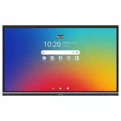 Дисплей ViewSonic IFP7551, 75", TFT LCD panel, EDLA-Certified, 50-pts Infrared touch, UHD 3840x2160, AG+AF, 500cd/m2, 1200:1, 6.5ms, Octa-Core CPU, 16GB, 128GB storage, VGA, 4x HDMI, DP, 2x LAN, RS232, HDMI out, 3x USB-C, 5x USB, SPDIF, OPS slot, Mic, NFC, Android 14, Speakers, VESA, Black