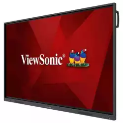 Дисплей ViewSonic IFP75G1, 75" DLED, Ultra Fine Touch Technology, 16:9, 4K UHD 3840x2160, 450cd/m2, 1200:1, 8ms, Slim bezel, All-in-one USB port, Light Sensor, VGA, 3x HDMI, RS232, LAN, USB-C, 6x USB, OPS slot, Speakers, Top Camera Plate, VESA, Black