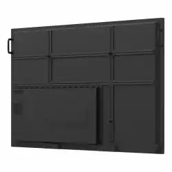 Дисплей ViewSonic IFP8650-5F, 86", IPS Panel, Ultra Fine touch technology, AG, 7H, 4K UHD 3840x2160, 400 cd/m2, 1200:1, 5000:1, ARM Cortex-A73*4 + A53*4, 8GB, 64GB, 3x HDMI, 6x USB, USB-C, RS232, LAN, HDMI Out, SPDIF, Android 11, Speakers, OPS, WiFi Slot, VESA, Top Camera Plate, Black