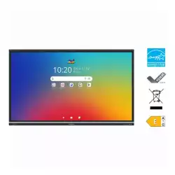 Дисплей ViewSonic IFP8651-3C, 86 inch, TFT panel, Google EDLA, Ultra Fine touch, 9H, AG, AF, UHD, 500cd/m2, 1200:1, 6.5ms, Octa-Core, 8GB, 128GB, Android 14, VGA, HDMI, DP, LAN, USB-C, USB, HDMI out, Speakers, 8-array microphone, OPS slot, NFC, SSO, Black