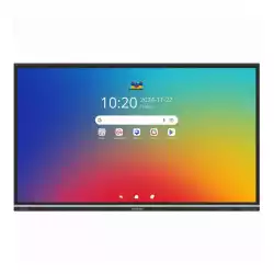 Дисплей ViewSonic IFP8651-3C, 86 inch, TFT panel, Google EDLA, Ultra Fine touch, 9H, AG, AF, UHD, 500cd/m2, 1200:1, 6.5ms, Octa-Core, 8GB, 128GB, Android 14, VGA, HDMI, DP, LAN, USB-C, USB, HDMI out, Speakers, 8-array microphone, OPS slot, NFC, SSO, Black