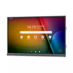 Дисплей ViewSonic IFP8652-2F, 86" VA LED panel, AG, Ultra Fine Touch, 16:9, 4K UHD 3840x2160, 7ms, 400cd/m2, 4000:1, Octa- Core CPU, 8GB, 64GB, VGA, 3x HDMI, DP, RS232, 2x LAN, HDMI Out, SPDIF, 3x USB-C, 5x USB-A, MIC, Speakers, Android 13, OPS Slot, myViewBoard, VESA, Black, Certified under the Android Enterprise Device License Agreement (EDLA)