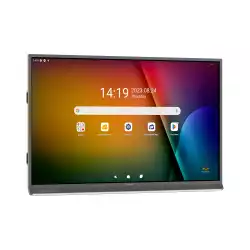 Дисплей ViewSonic IFP8652-2F, 86" VA LED panel, AG, Ultra Fine Touch, 16:9, 4K UHD 3840x2160, 7ms, 400cd/m2, 4000:1, Octa- Core CPU, 8GB, 64GB, VGA, 3x HDMI, DP, RS232, 2x LAN, HDMI Out, SPDIF, 3x USB-C, 5x USB-A, MIC, Speakers, Android 13, OPS Slot, myViewBoard, VESA, Black, Certified under the Android Enterprise Device License Agreement (EDLA)