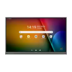 Дисплей ViewSonic IFP8652-2F, 86" VA LED panel, AG, Ultra Fine Touch, 16:9, 4K UHD 3840x2160, 7ms, 400cd/m2, 4000:1, Octa- Core CPU, 8GB, 64GB, VGA, 3x HDMI, DP, RS232, 2x LAN, HDMI Out, SPDIF, 3x USB-C, 5x USB-A, MIC, Speakers, Android 13, OPS Slot, myViewBoard, VESA, Black, Certified under the Android Enterprise Device License Agreement (EDLA)