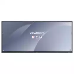 Дисплей ViewSonic IFP92UW, 92", TFT LED panel, 21:9, AG, AF, WUHD 5120x2160, 450cd/m2, 5000:1, 6.5ms, InfraRed touch, RK3588 Octa-Core, 8GB, 128GB, Microsoft Teams Rooms Front Row, 4x HDMI, DP, RS232, LAN, 7x USB, 2x USB-C, HDMI out, OPS slot, Android 13, Speakers, VESA, Black