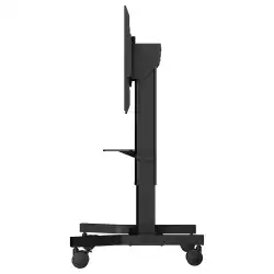 Електрическа стойка за под IIYAMA MD CAR1021-B1, for 43" - 86" display, Max. weight 100kg, Height adjustment: 500mm, VESA min. 300x200mm, VESA max. 800x600mm, Laptop shelf, 4-inch muting castor omni directional wheels, Black