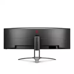 Геймърски Монитор AOC AG493UCX2 49 inch WLED Gaming Monitor, FreeSync Premium Pro, 165Hz, 1 ms, VA Panel, Curved, 5120x1440 32:9, 550cd/m2, 3000:1, 3xHDMI, Displayport, 3x USB, USB-C, Speakers, Height Adjust, Swivel, Vesa Certified DisplayHDR 400, AMD FreeSync Premium Pro, G-Sync Compatible, PxP (PIP, PBP)