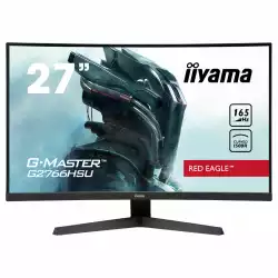 Геймърски Монитор IIYAMA G2766HSU-B1 27 inch Game monitor, Curved, VA LED Panel, 2xHDMI, Displayport, USB, 165Hz, 1ms, 250cd/m2, Flickerfree, speakers