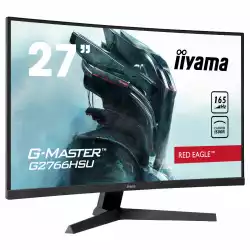 Геймърски Монитор IIYAMA G2766HSU-B1 27 inch Game monitor, Curved, VA LED Panel, 2xHDMI, Displayport, USB, 165Hz, 1ms, 250cd/m2, Flickerfree, speakers