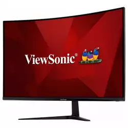 Монитор ViewSonic VX3218-PC-MHD, 31.5" Gaming monitor, FHD 1920 x 1080, Curved, MVA Panel LED, 1ms, 180Hz, 300 nits, 2x HDMI, DisplayPort, Speakers, Black