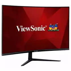 Монитор ViewSonic VX3218-PC-MHD, 31.5" Gaming monitor, FHD 1920 x 1080, Curved, MVA Panel LED, 1ms, 180Hz, 300 nits, 2x HDMI, DisplayPort, Speakers, Black