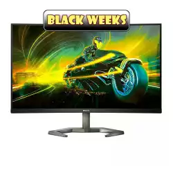 Гейминг монитор Philips 32M1C5500VL/00 31.5 inch VA Panel WLED, Curved 1500R, 16:9, 2560x1440 QHD, 1ms, 165Hz, 250cd/m2, 3000:1, Mega Infinity DCR, Anti Glare, 3H, HDR 10, SmartImage game, Low Input Lag, 2x HDMI, DisplayPort, Audio Out, Tilt, VESA 100, Black                          