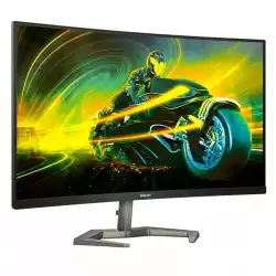 Гейминг монитор Philips 32M1C5500VL/00 31.5 inch VA Panel WLED, Curved 1500R, 16:9, 2560x1440 QHD, 1ms, 165Hz, 250cd/m2, 3000:1, Mega Infinity DCR, Anti Glare, 3H, HDR 10, SmartImage game, Low Input Lag, 2x HDMI, DisplayPort, Audio Out, Tilt, VESA 100, Black