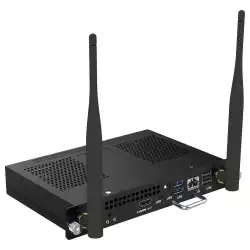 Компютър IIYAMA OPC51104BC-1, Intel Core i5-11300H, TPM 2.0, 8GB DDR4, 256GB M.2, WiFi, Bluetooth 4 ~ 5.2, LAN, USB-C, 4x USB, HDMI Out, MIC In, Headphone connector, Windows 11 IoT Enterprise, Black