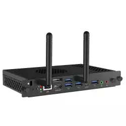 Компютър IIYAMA OPC51204BC-1, Intel Core i5-12450H, TPM 2.0, 8GB DDR4, 256GB M.2, WiFi 6, Bluetooth 5.2, LAN, USB-C, 4x USB, DP Out, HDMI Out, Mic In, Headphone connector, Windows 11 IoT Enterprise, Black