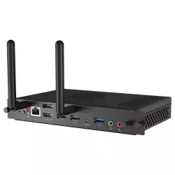 Компютър IIYAMA OPC51204BC-1, Intel Core i5-12450H, TPM 2.0, 8GB DDR4, 256GB M.2, WiFi 6, Bluetooth 5.2, LAN, USB-C, 4x USB, DP Out, HDMI Out, Mic In, Headphone connector, Windows 11 IoT Enterprise, Black