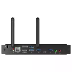 Компютър IIYAMA OPC51204BC-1, Intel Core i5-12450H, TPM 2.0, 8GB DDR4, 256GB M.2, WiFi 6, Bluetooth 5.2, LAN, USB-C, 4x USB, DP Out, HDMI Out, Mic In, Headphone connector, Windows 11 IoT Enterprise, Black