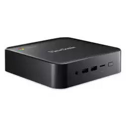 Компютър ViewSonic NMP760 - Chromebox Intel Celeron 5205U, 8GB DDR4, eMMC 64GB, HDMI out x 2, uSD card x 1, USB-C x 1, USB 3.0 x 4, RJ45 x 1, Audio out (3.5mm Audio Jack), Black