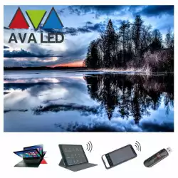 LED постер AVALED TK-PRO-IP-2, P2.5, 640mm x 1920mm, LED Panel, Die-Casting Magnesium, 1000 Nits, >3840Hz, 14-16 Bit, SMD 2020, Cooper, Space Black, Front Service, 256px x 768px, <25kg, IP40, 570W/sqm - INDOOR