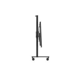 Мобилна основа ViewSonic VE-MT-001, For wall mount stand VB-STND-104, Smooth-rolling wheels with locking casters, Easy installation for added flexibility, Black