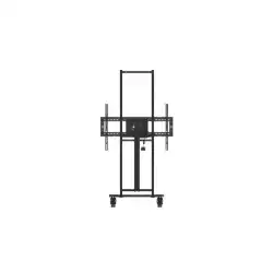 Мобилна основа ViewSonic VE-MT-001, For wall mount stand VB-STND-104, Smooth-rolling wheels with locking casters, Easy installation for added flexibility, Black