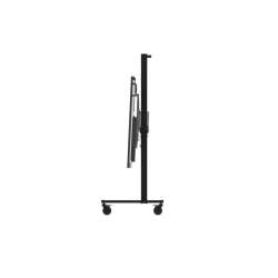 Мобилна основа ViewSonic VE-MT-001, For wall mount stand VB-STND-104, Smooth-rolling wheels with locking casters, Easy installation for added flexibility, Black
