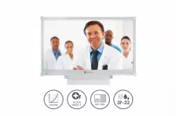 Монитор AG Neovo MX-22 21.5" White, Professional Clinical Display, DICOM, 9H, Metal casing, 1920x1080, 250cd/m2, 5ms, VGA, HDMI, Displayport, DVI, speakers, 24/7