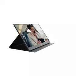 Монитор AOC 16T20E2, 15.6 inch portable monitor, IPS panel, AG, FHD 1920x1080, 250cd/m2, 1000:1, 50M:1, 60Hz, 4ms, Low Blue Ligh, Flicker-Free, mini HDMI, USB-C, Speaker, Magnetic cover with Stand, VESA, Black