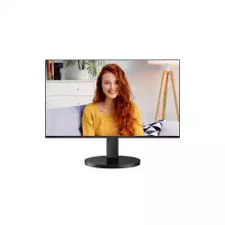 Монитор AOC 24B3CF2, 23.8" IPS WLED panel, Anti-Glare, 16:9, FHD 1920x1080, 4ms, 100Hz, 250cd/m2, 1300:1, 20M:1, HDR, Flicker Free, Low Blue Light, Ultra Narrow, sRGB, BT 709, HDMI, USB-C, 2x USB, Mic In, PD 65W, Speakers, Tilt, HAS, VESA 100, Black