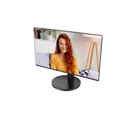 Монитор AOC 24B3CF2, 23.8" IPS WLED panel, Anti-Glare, 16:9, FHD 1920x1080, 4ms, 100Hz, 250cd/m2, 1300:1, 20M:1, HDR, Flicker Free, Low Blue Light, Ultra Narrow, sRGB, BT 709, HDMI, USB-C, 2x USB, Mic In, PD 65W, Speakers, Tilt, HAS, VESA 100, Black