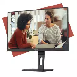 Монитор AOC 24E3QAF, 24" WLED IPS Panel, AG, FHD 1920x1080, 16:9, 4ms, 75Hz, 300 cd/m2, 1000:1, 20M:1, 3-sided frameless, 3H, HDR Mode, Low Blue Light, Flicker-Free, SmartImage, Adaptive Sync, DisplayPort, VGA, HDMI, Audio In / Out, Speakers, Tilt, HAS, Swivel, Pivot, VESA 100, Black