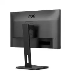 Монитор AOC 24E3QAF, 24" WLED IPS Panel, AG, FHD 1920x1080, 16:9, 4ms, 75Hz, 300 cd/m2, 1000:1, 20M:1, 3-sided frameless, 3H, HDR Mode, Low Blue Light, Flicker-Free, SmartImage, Adaptive Sync, DisplayPort, VGA, HDMI, Audio In / Out, Speakers, Tilt, HAS, Swivel, Pivot, VESA 100, Black